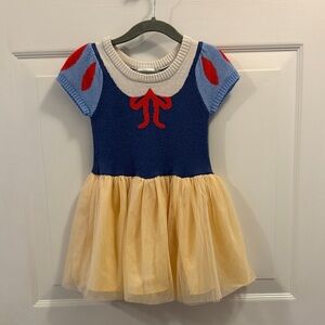 Girls Princess-Inspired Blue and Yellow Tulle Dress - Disney’s Snow White